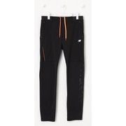 012-2236004-010-6 [ゴルフパンツ メンズ ダンボールニット 裏起毛 スウェット スリム ロングパンツ サイズ：6 ブラック]