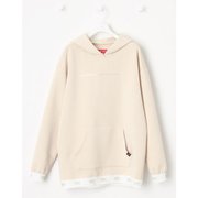 012-2262505-040-1 [ゴルフウェア レディース ダンボールニット スウェット プルオーバー フーディー サイズ：1 ベージュ]