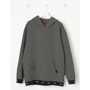 012-2262505-023-2 [ゴルフウェア レディース ダンボールニット スウェット プルオーバー フーディー サイズ：2 グレー]