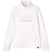 012-2267505-030-1 [ゴルフシャツ レディース スムース裏起毛 長袖 モックネック プルオーバー サイズ：1 ホワイト]