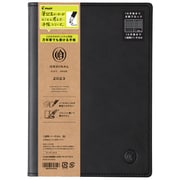 限定 ダイアリー オーディナルA6 P12B ブラック 2023年1月始まり PD-23-P12B-B