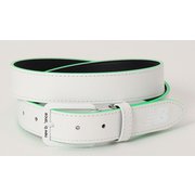 012-2282001-030 [ベルト 男女兼用 ロゴエンボス カウレザー ベルト ホワイト]