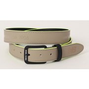 012-2282001-041 [ベルト 男女兼用 ロゴエンボス カウレザー ベルト ベージュ]