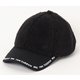 012-2287505-010 [ゴルフキャップ レディース ボアフリース×起毛ツイル 6パネルキャップ ブラック]