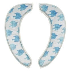 ハッピーモチーフ マシュマロ便座クッション 青い鳥 HM-001