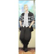 東京リベンジャーズ 描き下ろし 特大ロングクッションカバー＋缶バッジセット 龍宮寺 堅 [キャラクターグッズ]