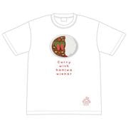映画 ゆるキャン△ Tシャツ M 埴輪ウインナー入りカレーライス [キャラクターグッズ]