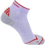 ULTRA ANKLE LC1983800 QUAIL/FIERY RED Sサイズ(22-24cm) [ランニングソックス ユニセックス]