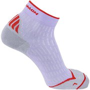 ULTRA ANKLE LC1983800 QUAIL/FIERY RED Lサイズ(27-29cm) [ランニングソックス ユニセックス]