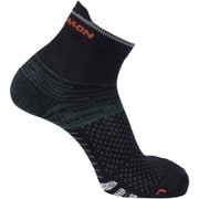 PREDICT ANKLE LC1971500 DEEP BLACK/PACIFIC/CHERRY TOMATO Mサイズ(24.5-26.5cm) [ランニングソックス ユニセックス]