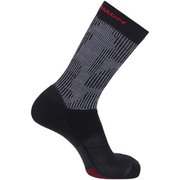 X ULTRA CREW LC1971200 DEEP BLACK/ALLOY/GOJI BERRY Sサイズ(22-24cm) [アウトドア ソックス]