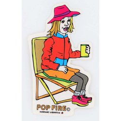 OUTDOOR STICKER 03 PS0001 ママ [アウトドア ロゴステッカー]