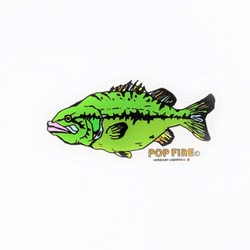 OUTDOOR STICKER 4 PS0014 バス [アウトドア ロゴステッカー]