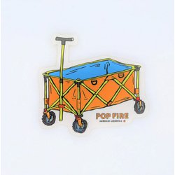 OUTDOOR STICKER 2 PS0015 カーゴ [アウトドア ロゴステッカー]