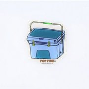 OUTDOOR STICKER 7 PS0023 クーラー [アウトドア ロゴステッカー]