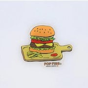 OUTDOOR STICKER 2 PS0024 バーガー [アウトドア ロゴステッカー]