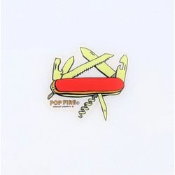 OUTDOOR STICKER 1 PS0029 ナイフ [アウトドア ロゴステッカー]