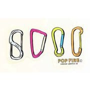 OUTDOOR STICKER 01 PS0031 カラビナ [アウトドア ロゴステッカー]