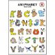 POPFIREステッカー PS0035 ANIPHABET [アウトドア ロゴステッカー]