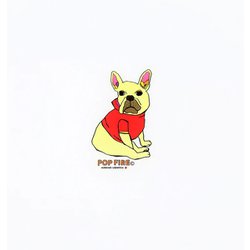 OUTDOOR STICKER 5 PS0038 ドッグ2 [アウトドア ロゴステッカー]