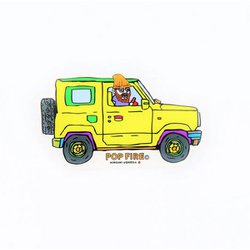 OUTDOOR STICKER 8 PS0040 クロカン2 [アウトドア ロゴステッカー]