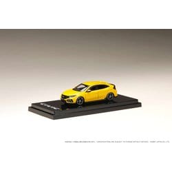 HJ642018AY 1/64 ホンダ シビック ハッチバック FK7 2020 イエロー カスタムカラー [ダイキャストミニカー]