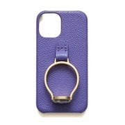 Ha-2011-791 BLBerry [ジェムストーンリングケース iPhone 12 mini用 ブルーベリー]