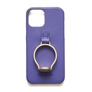 Ha-2011-781 BLBerry [ジェムストーンリングケース iPhone 12/12 Pro用 ブルーベリー]