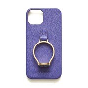 Ha-2109-051 BLBery [ジェムストーンリングケース iPhone 13用 ブルーベリー]
