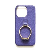 Ha-2109-052 BLBerry [ジェムストーンリングケース iPhone 13 Pro用 ブルーベリー]