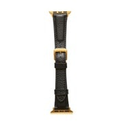 Ha-2111-518 BK [Apple Watchバンド S 41/40/38mm対応 ブラック]