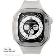 XAW01-OX1-MC [OCTLUX Apple Watchバンドケース 45/44mm対応 マットクリア]