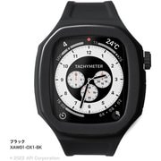 XAW01-OX1-BK [OCTLUX Apple Watchバンドケース 45/44mm対応 ブラック]