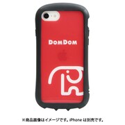 MDOM-02A [i select clear iPhone SE（第3世代/第2世代）対応ケース ドムドムハンバーガー レッド]