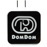 MDOM-04B [USB/USB Type-C ACアダプタ ドムドムハンバーガー ブラック]