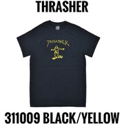 311009 T-SHIRT BLACK-YELLOW S [Tシャツ 並行輸入品]