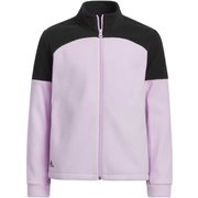 AD22FW DL888 HM7366 BK/BL 140 [ゴルフジャケット 子ども用 GIRLS 保温 カラーブロック スタンドカラージャケット 140 ブラック/ブリスライラック]