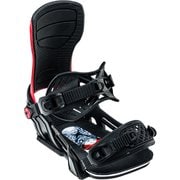 TRANSFER 0202324220532 BLACK/RED Mサイズ [スノーボード バインディング]