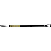 LONG LEASH CORD #130618 4229 BLACK/YELLOW [スノーボード リーシュコード]