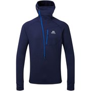 イクリプス・フーデッド・ジップ・ティー ECLIPSE HOODED ZIP TEE 411951 M71 ミディーバルブルー Sサイズ [アウトドア フリース メンズ]