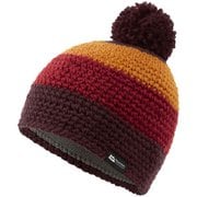 ウィメンズ フラッシュ バブル ビーニー WOMEN’S FLASH BOBBLE BEANIE 412041 R62 Raisin [ニットキャップ ビーニー]