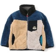 キッズボンディングフリースジャケット Kid's Bonding Fleece Jacket CH24-1041 C078 Blue Crazy Sサイズ [アウトドア パーカー キッズ]