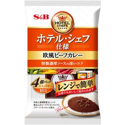 ホテル・シェフ仕様 欧風ビーフカレー 4個パック 甘口 [カレー]