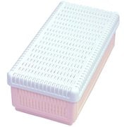 ランチボックス ピクニケット オフホワイト×ピンク 中-S