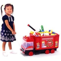 おもちゃ箱 ヨドバシ.com - 錦化成 おもちゃ箱 消防車 通販【全品無料配達】