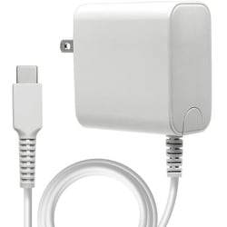 急速充電器 USB PD（パワーデリバリー）対応 USB-Cケーブル一体型 2m 45.0W ホワイト R20ACC45W01WH