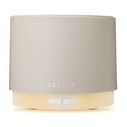 加湿器 アロマディフューザー 卓上 100ml 約8時間連続加湿 超音波振動方式 USB給電 円柱型 グレー HCE-HU2203UGY