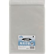 キングコーポ 角2 クリア封筒 テープ付 20枚入 CFK2Q20