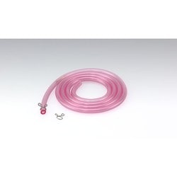 耐油ピンクホース（ガソリン対応）・ ホースクリップ2ケ付属 内径4mm/1m 105-0832