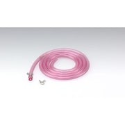 耐油ピンクホース(ガソリン対応)・ ホースクリップ2ケ付属 内径4mm/1m 105-0832